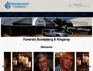 generationfunerals.com.au screenshot