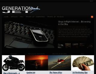 generationjets.com screenshot