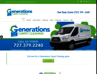 generationscarpetcleaning.com screenshot