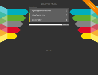generator-hho.eu screenshot