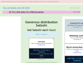 generator-satoshi.com screenshot