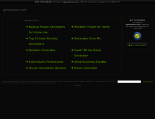 generatoren.com screenshot