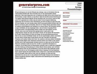 generatorpress.com screenshot