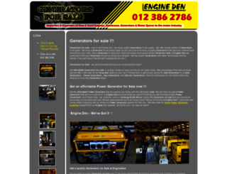 generators-forsale.co.za screenshot