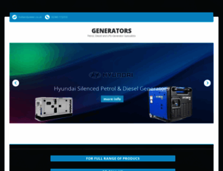 generators.co.uk screenshot