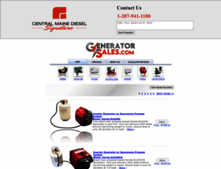 generatorsales.com screenshot