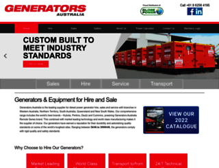 generatorsaustralia.com.au screenshot