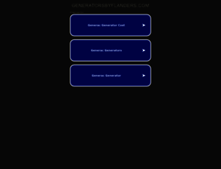 generatorsbyflanders.com screenshot