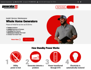 generatorsupercenter.com screenshot