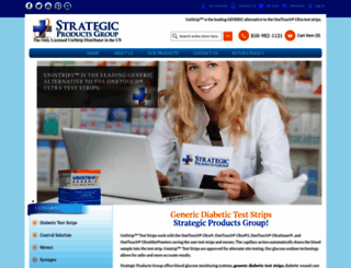 genericdiabeticteststrips.com screenshot