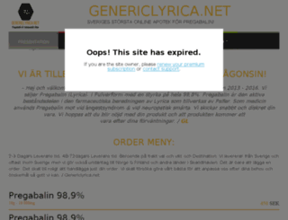 genericlyrica.net screenshot