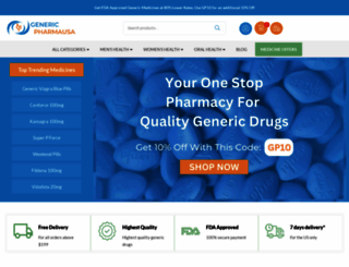 genericpharmausa.com screenshot