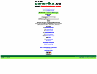 generika.oddb.org screenshot
