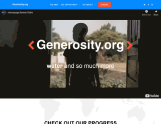 generosity.org screenshot