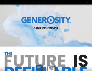 generositywater.com screenshot