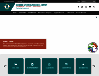 geneseeisd.org screenshot