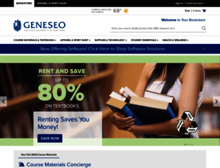 geneseo.bncollege.com screenshot