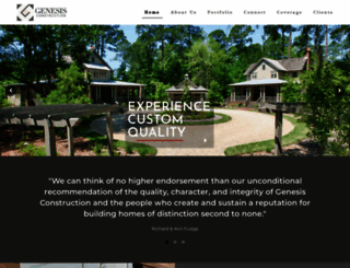 genesis-construction.com screenshot