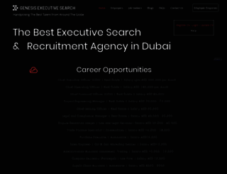 genesis-executivesearch.com screenshot