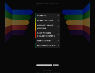 genesis-hosting.de screenshot