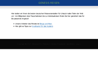 genesis-reisen.de screenshot