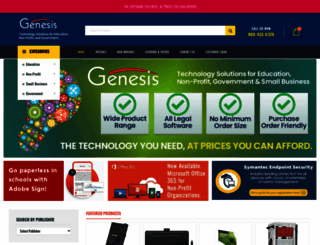 genesis-technologies.com screenshot