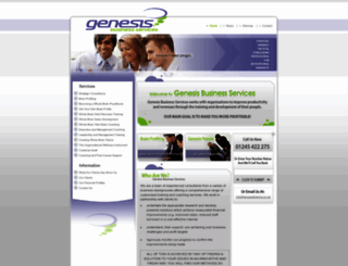 genesis4training.co.uk screenshot
