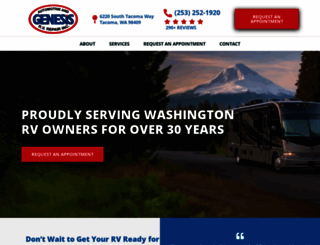 genesisautorv.com screenshot