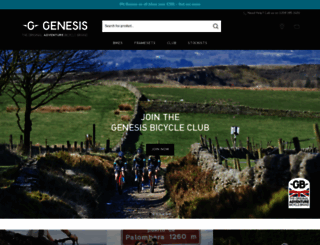 genesisbikes.co.uk screenshot