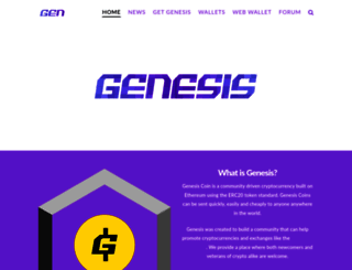 genesiscoin.io screenshot