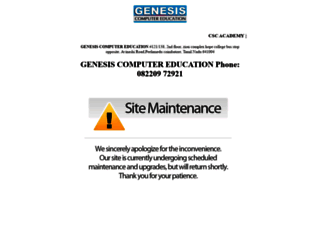 genesiscomputereducation.com screenshot