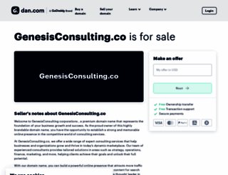 genesisconsulting.co screenshot