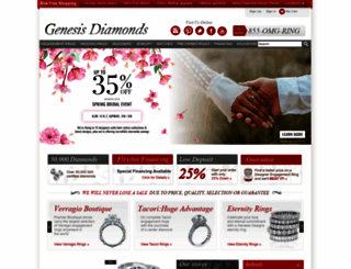 genesisdiamonds.net screenshot