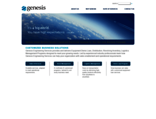 genesisengservices.com screenshot
