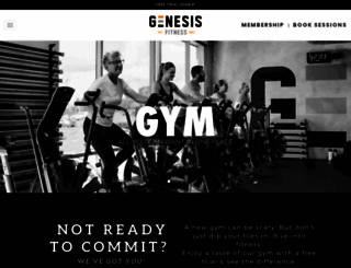 genesisfitness.co.nz screenshot