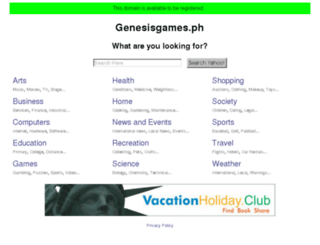genesisgames.ph screenshot