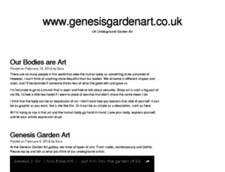 genesisgardenart.co.uk screenshot