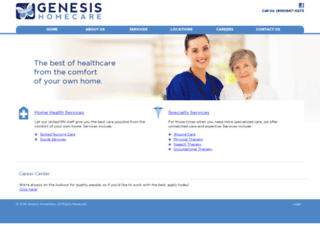 genesishomecare.net screenshot