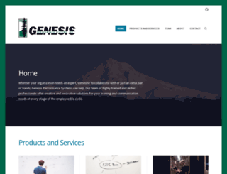 genesisperformancesystems.com screenshot