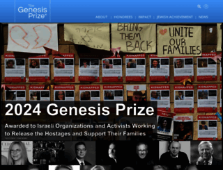 genesisprize.org screenshot