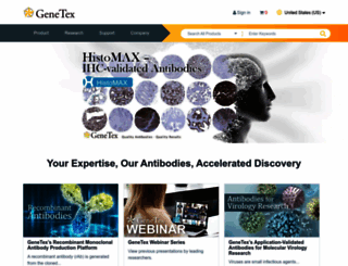 genetex.com screenshot