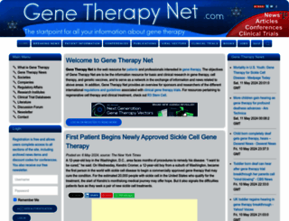 genetherapynet.com screenshot