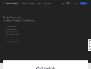 genetrade.com screenshot