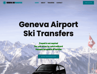 geneva-skitransfers.com screenshot