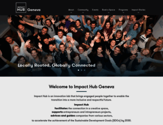 geneva.impacthub.net screenshot