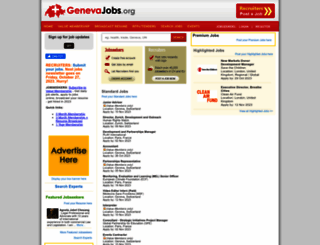 genevajobs.org screenshot