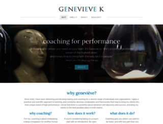 genevievek.com screenshot