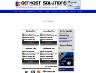 genhostsolutions.com screenshot