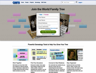 geni.com screenshot