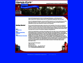 genieaire.com screenshot
